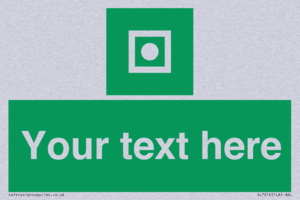 Custom sign safe condition Shipboard general alarm